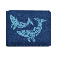 Crosshatch Wallet - Humpback Whale by