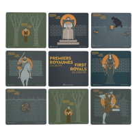 Exclusive coasters from the First Royals of Europe Exhibition