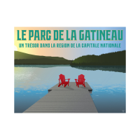 Illustration du park de la Gatineau par Damn Fine Prints