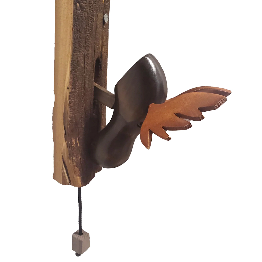 100186 Hand-carved Moose Door Knocker 2