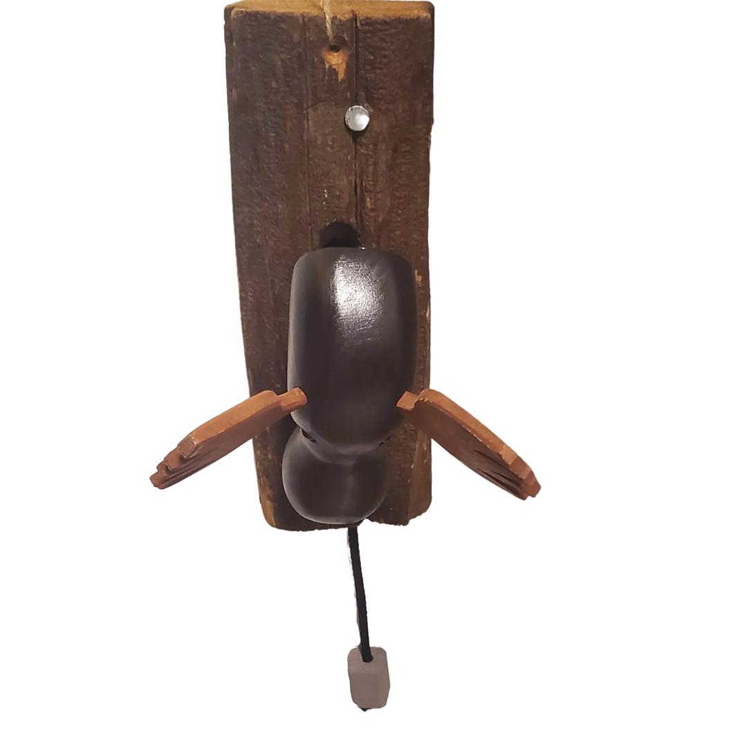 100186 Hand-carved Moose Door Knocker 3