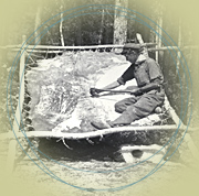 Scraping a moose hide - 45721 - CD96-616-021