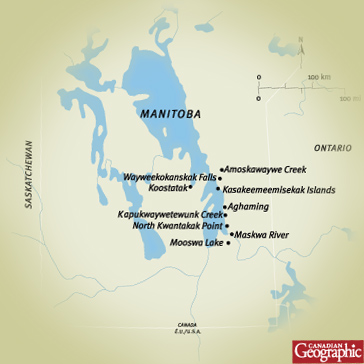 Carte - Manitoba - Canadian Geographic