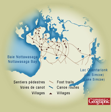 Carte - Autour de la Baie Georgienne - Canadian Geographic