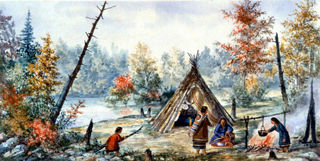 Kichi Sibi - Camp indien sur les rivières Désert et Gatineau