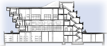 Pavillon administratif - © Douglas J. Cardinal Architect Ltd.