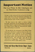 Army and Navy provokes the country 
merchants, Army and Navy, Fall Winter 1933-34.