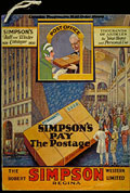 Simpson's Fall Winter 1929-30, cover.