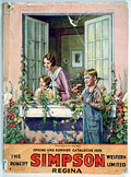 Répartition des tâches 
dans les années 
1920, Simpson's Spring Summer 1929, page de couverture.