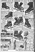 Hockey skates, Dupuis Frères 
Automne 
hiver 1930-31, p. 216.