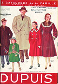 Le catalogue de la famille, Dupuis 
Frères automne hiver 1952-1953, page de couverture.