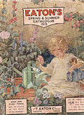 Page de couverture, Eaton's Spring 
Summer 1919.