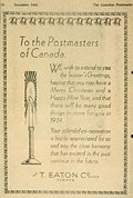 Annonce publicitaire d'Eaton dans The 
Canadian Postmaster, 1933, p. 16.