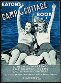 Page de couverture, Eaton's Camp and 
Cottage Book 1939.