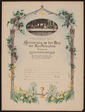German confirmation certificate.
