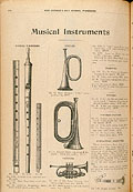 Instruments de musique, Hudson's Bay 
Company Fall 1901, p. 130.
