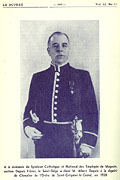 Albert Dupuis, élevé par 
le pape à la 
dignité de Chevalier de l'Ordre de Saint-Grégoire-le-Grand, 
1930.