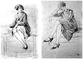 Sketches by Pauline Boutal, ca 1920.