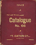 Page de couverture, Eaton's Fall 
Winter 1904-1905.