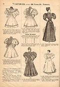 Robes de chambre pour femmes et 
fillettes, Eaton's Fall Winter 1895-1896, p.26.