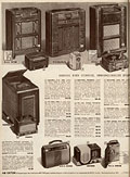 Assorted radios, Eaton Automne hiver 
1948-49, p. 468.