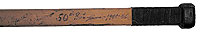 Hockey stick autographed by Maurice 
Richard.