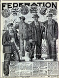 Publicité pour les salopettes 
Federation, Eaton's Spring Summer 1924, pp. 152-153.