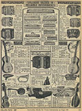 Instruments de musique, Eaton's Fall 
Winter 1923-1924, p.323.