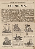 Le rayon des chapeaux d'automne, 
Eaton's Fall Winter 1896-1897, p. 15.