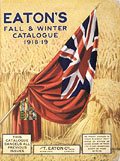 Quatre pages de couverture d'Eaton, 
Fall Winter 1887-1888, Fall Winter 1918-1919, Spring Summer 1926, automne 
hiver 1939-1940.