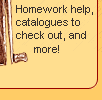 Homework help, catalogues to check out, and more!