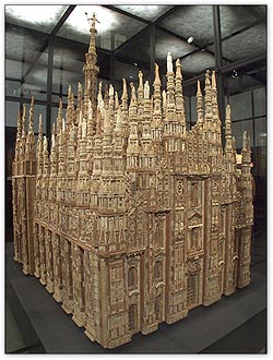 Maquette de la cathédrale de Milan Photo : Steven Darby, MCC CD2004-0245 D2004-6041
