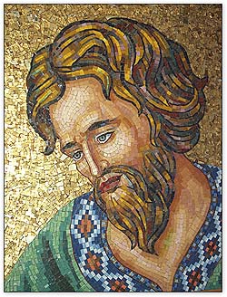 Mosaïque représentant saint Jean Baptiste Photo : Steven Darby, MCC CD2004-1169 D2004-18559