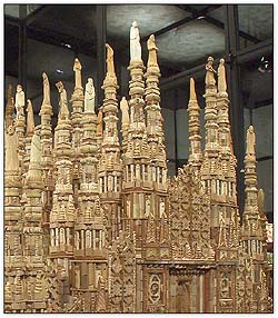 Maquette de la cathédrale de Milan (détail) Photo : Steven Darby, MCC CD2004-0245 D2004-6041