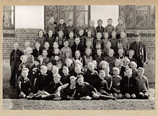 Élèves de l’école de Spandet, vers 1939