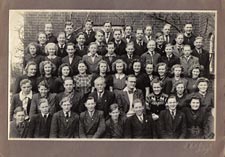 Photo de la classe de Chris Bennedsen, vers 1945