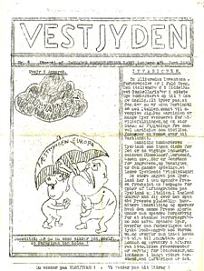Couverture du numéro de juin 1943 de Vestjyden