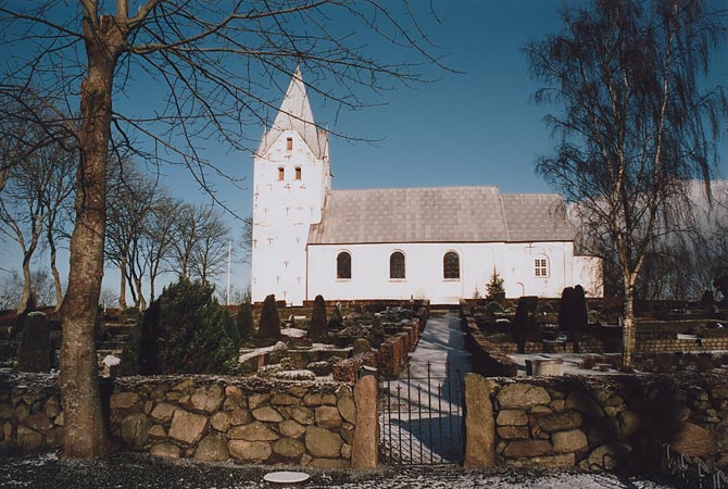 L’église de Spandet, vers 2007