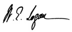 Signature de William Logan
