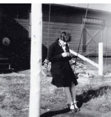 Gabrielle Roy,  in Cardinal Manitoba, circa 1929.