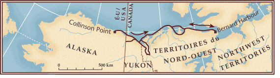 Exploration route, 1913