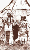 Tetlenitsa and his wife KwElEmkst, 1914., © CMC/MCC, 26997