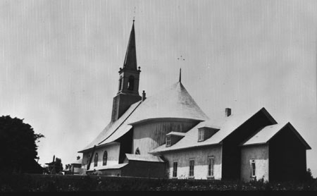 glise de Saint-Franois, construite en 1736, le d'Orlans, Qubec, 1925., © MCC/CMC, Marius Barbeau, 65865