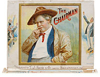 Étiquette de boîte à cigares : The Chairman