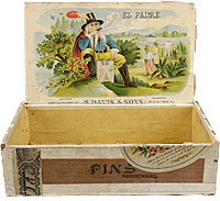 Cigar box label : El Padre