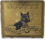 Étiquette de boîte à cigares : Scotty