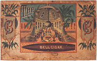 Étiquette de boîte à cigares : The Bell Cigar