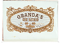 Étiquette de boîte à cigares : Granda's De Luxe
