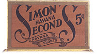 Étiquette de boîte à cigares : Simon's Havana Seconds
