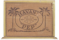 Étiquette de boîte à cigares : Havana "Pep"